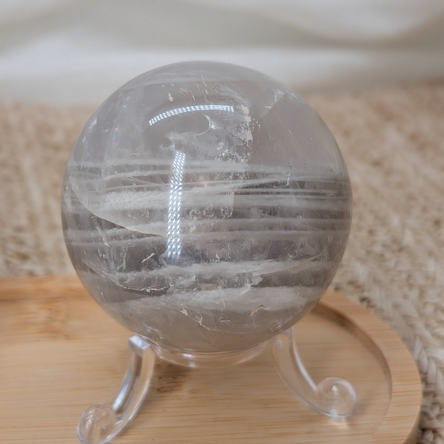 Blauer Rosenquarz Kugel B-Ware [A+B]