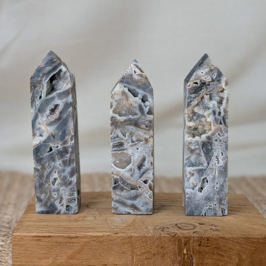 Druzy Achat Turm [PJ]