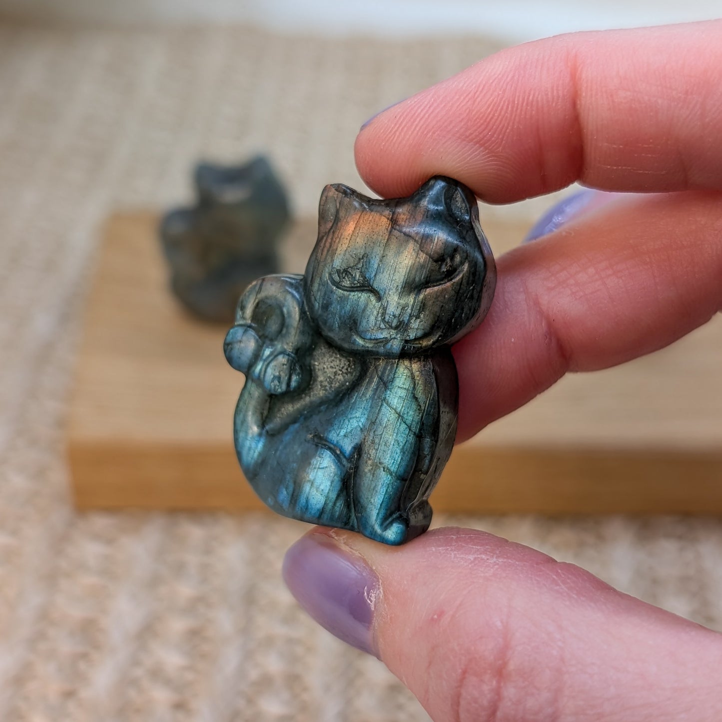 Flashy Labradorit Katze [A-C]