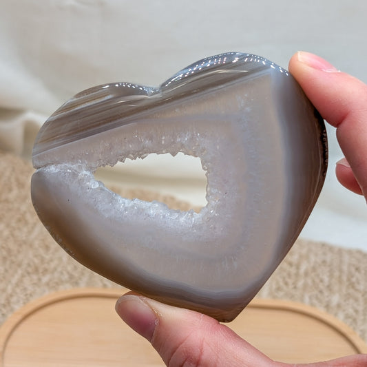 Druzy Achat Herz [B]