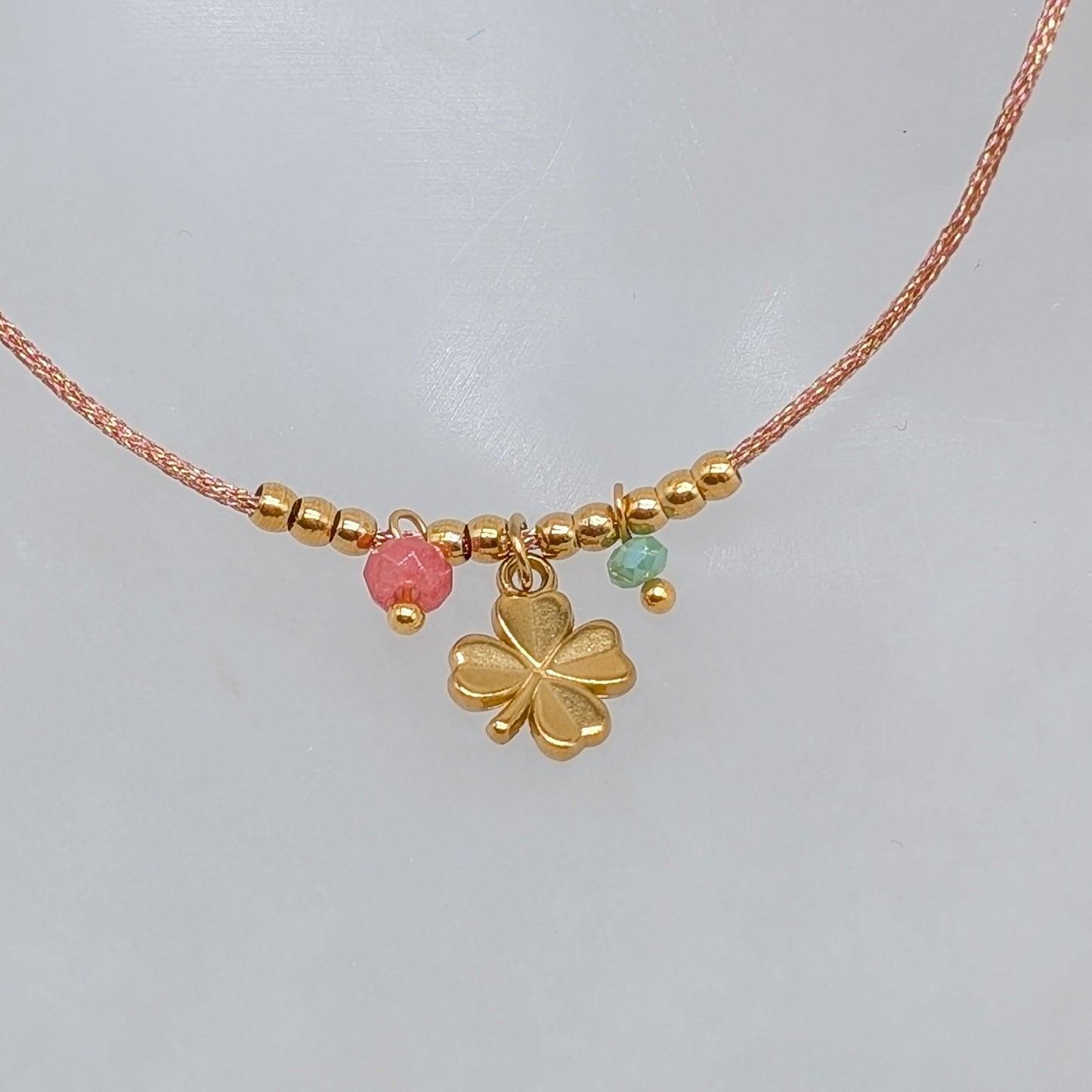 Kette mit Kleeblatt Anhänger 🍀