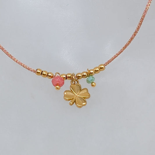 Kette mit Kleeblatt Anhänger 🍀