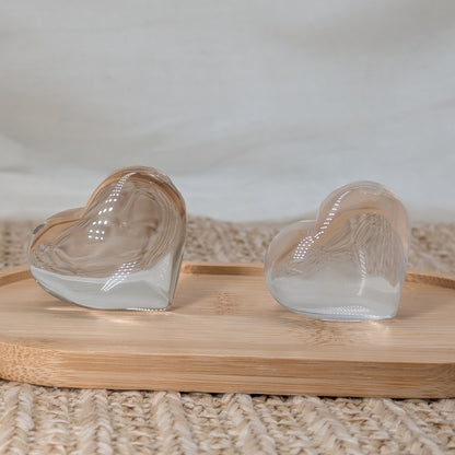 Sehr klares Bergkristall Herz [AR+BR]