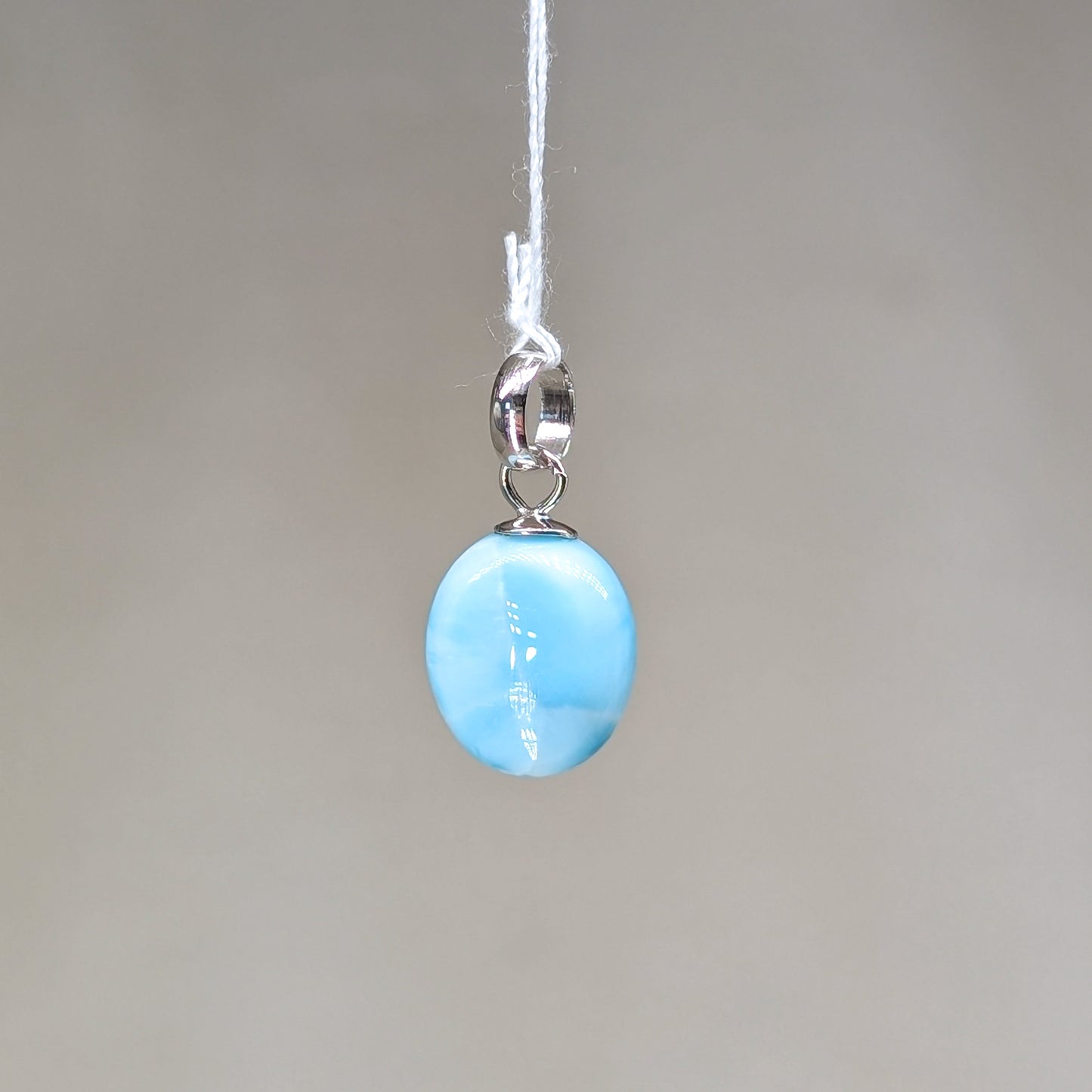 Larimar Kettenanhänger, 925er Silber [K]
