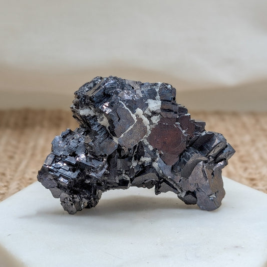 Galenit Rohstein mit Cubes