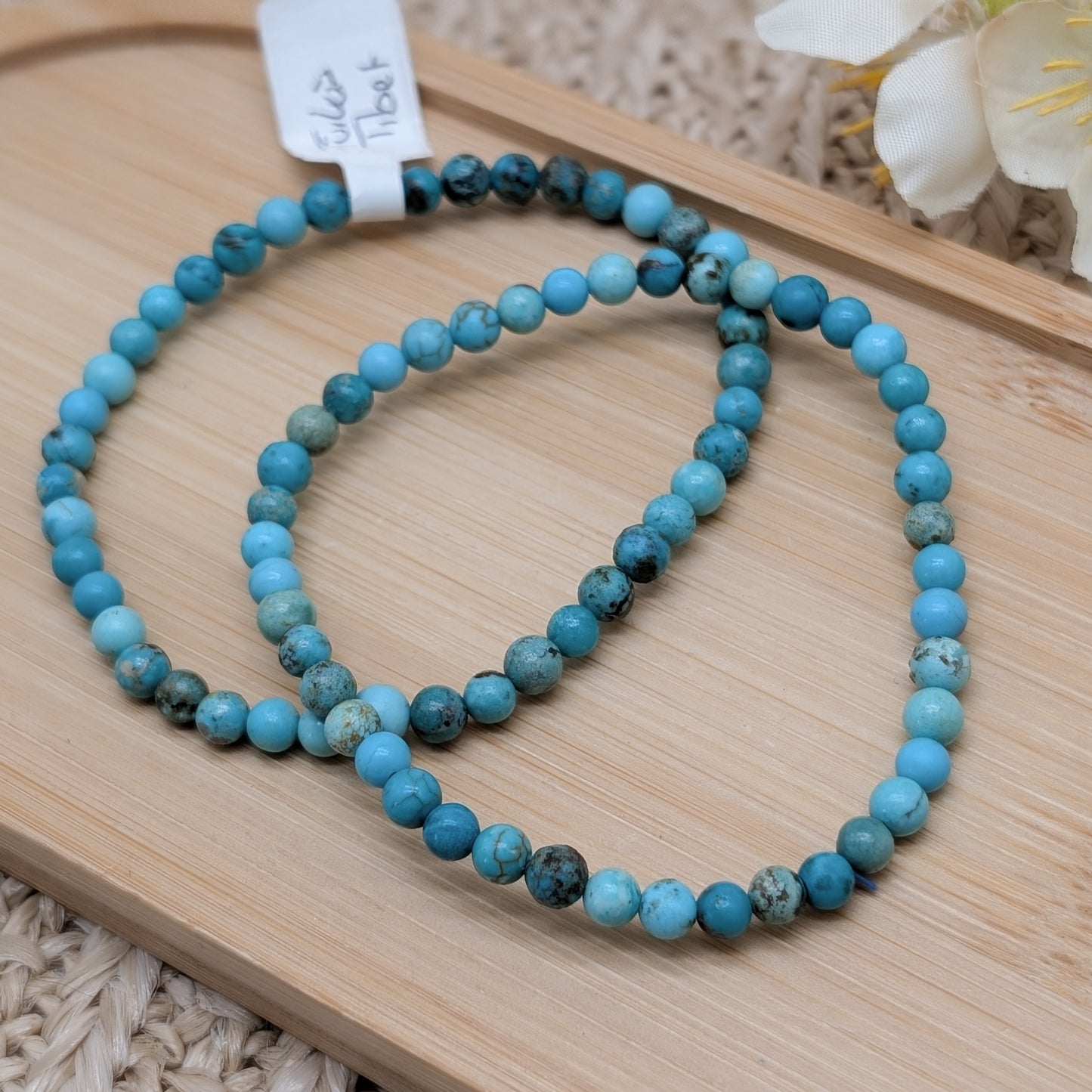 Tibet Türkis Armband 4 mm