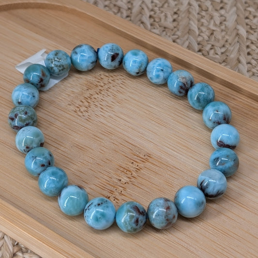 Larimar Armband 9 mm