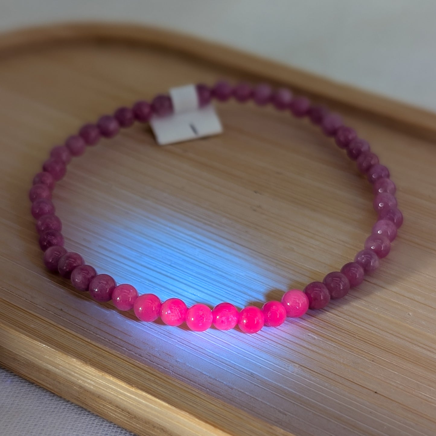 Rubin Armband 4 mm