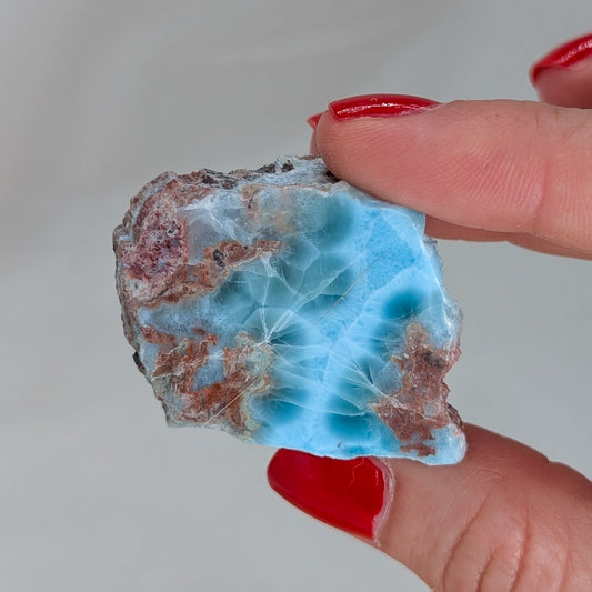 Larimar Anschliff / Rohstein [BA]