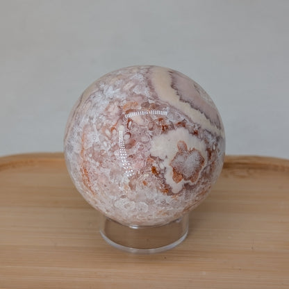 Druzy Blumenachat / Pink Amethyst Kugel [PK]