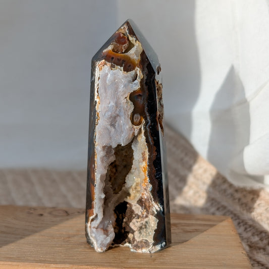 Druzy Achat Turm [Q]