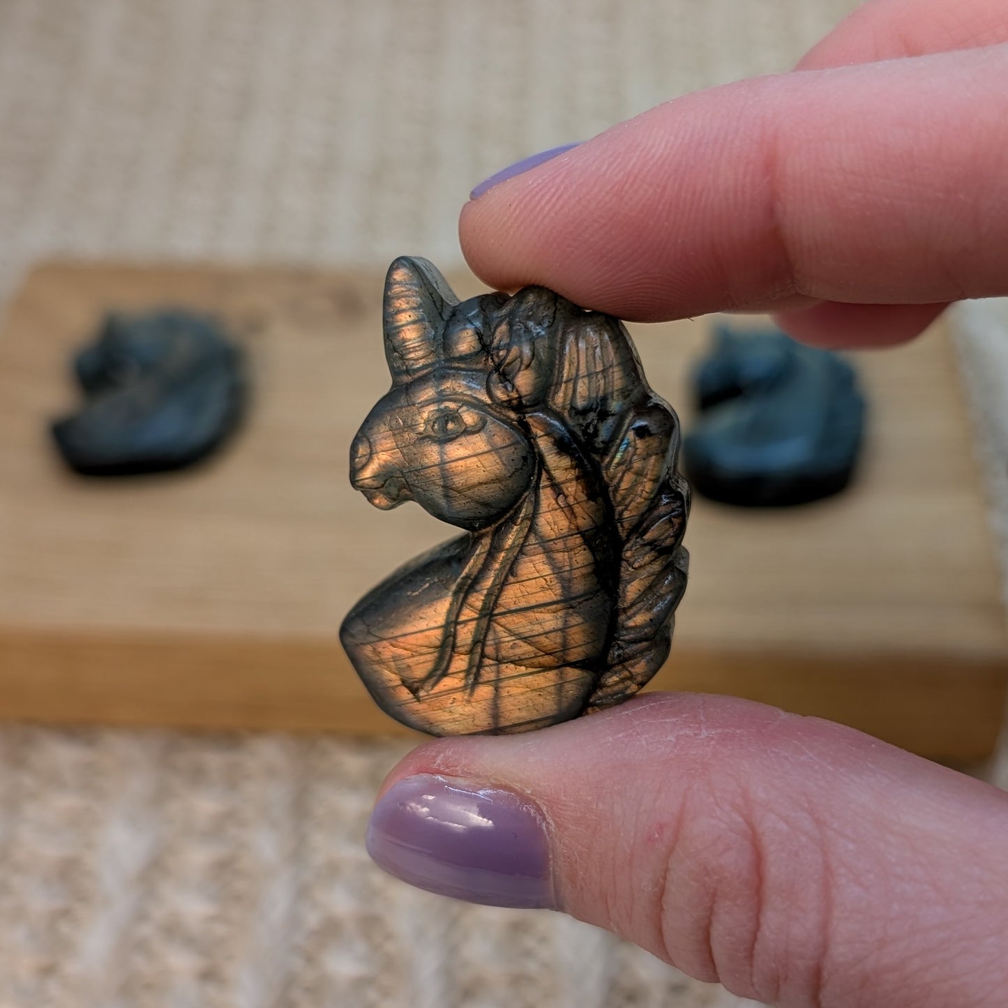 Flashy Labradorit Einhorn [A-C]