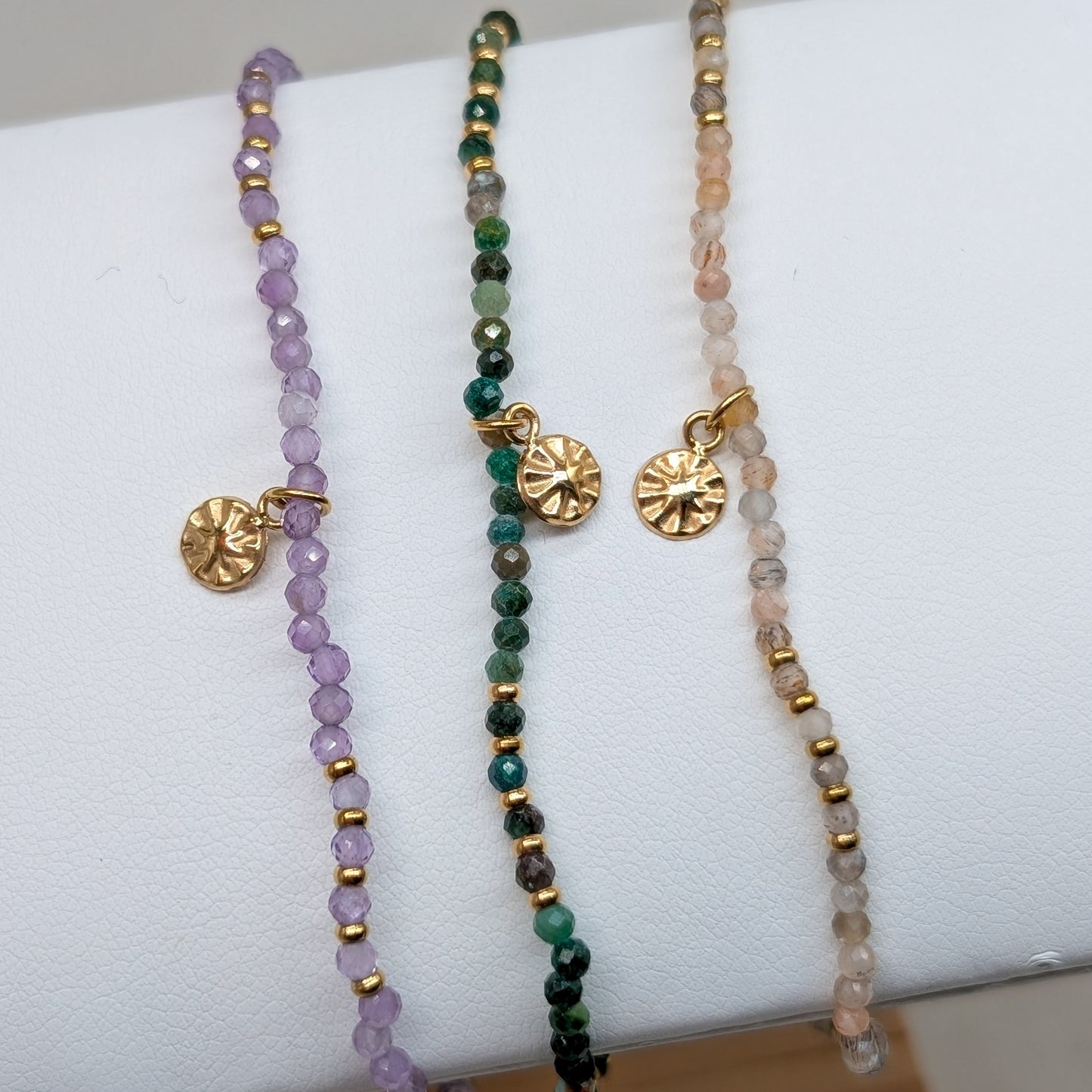Armband facettiert Sonne Charm [3 Varianten]