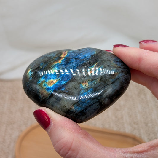 Flashy Labradorit Herz [LI]