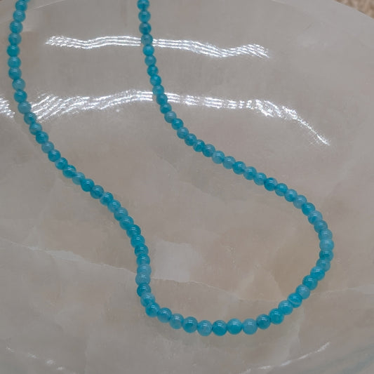 Amazonit Halskette 4 mm