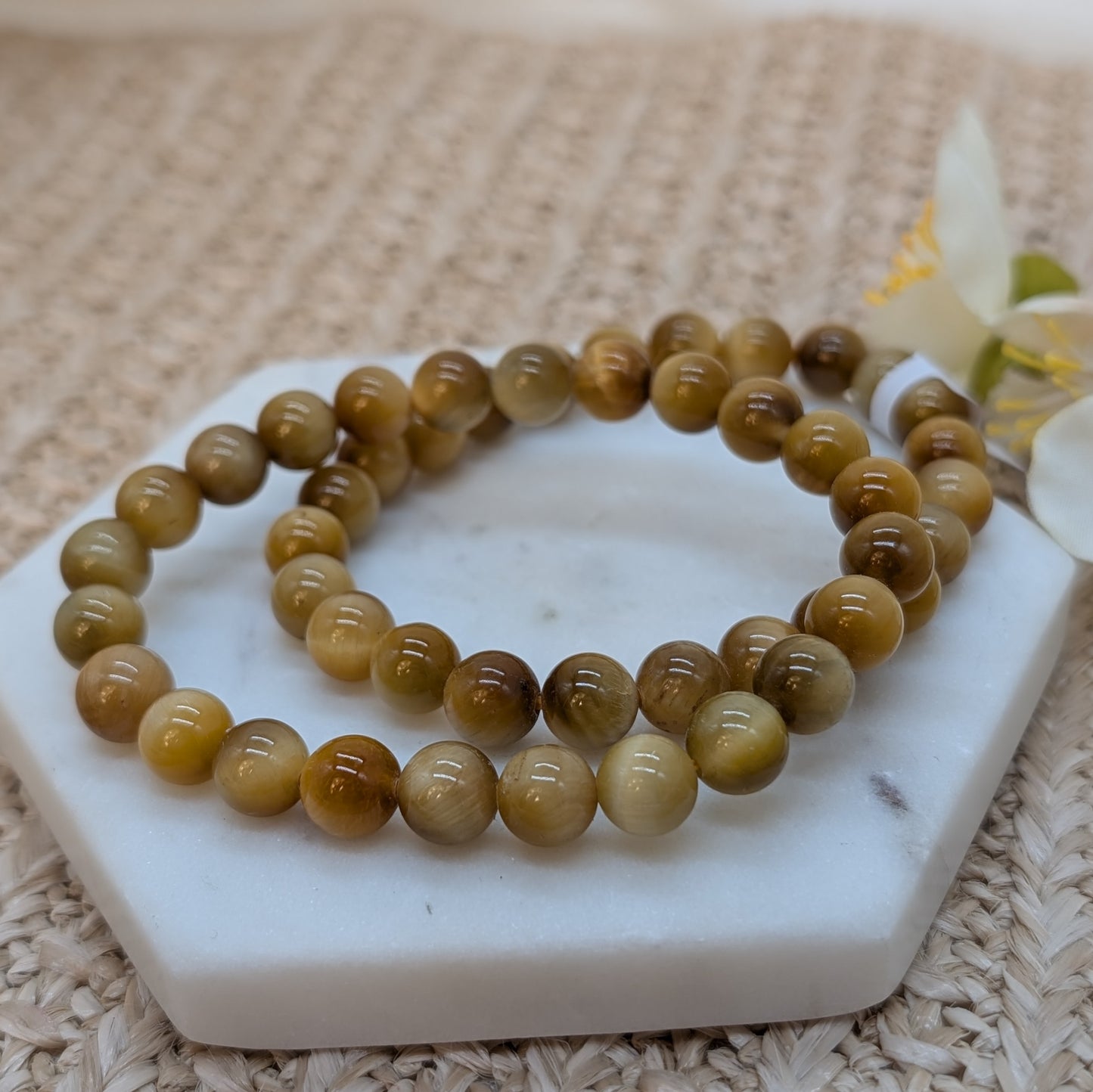 Goldenes Tigerauge Armband 8 mm