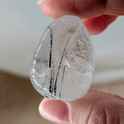 HQ Turmalinquarz Trommelstein [TI]