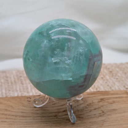 Große transparente Fluorit Kugel 🌈 [T]