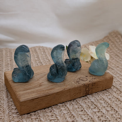 Grüne Fluorit Schlange [A-D]