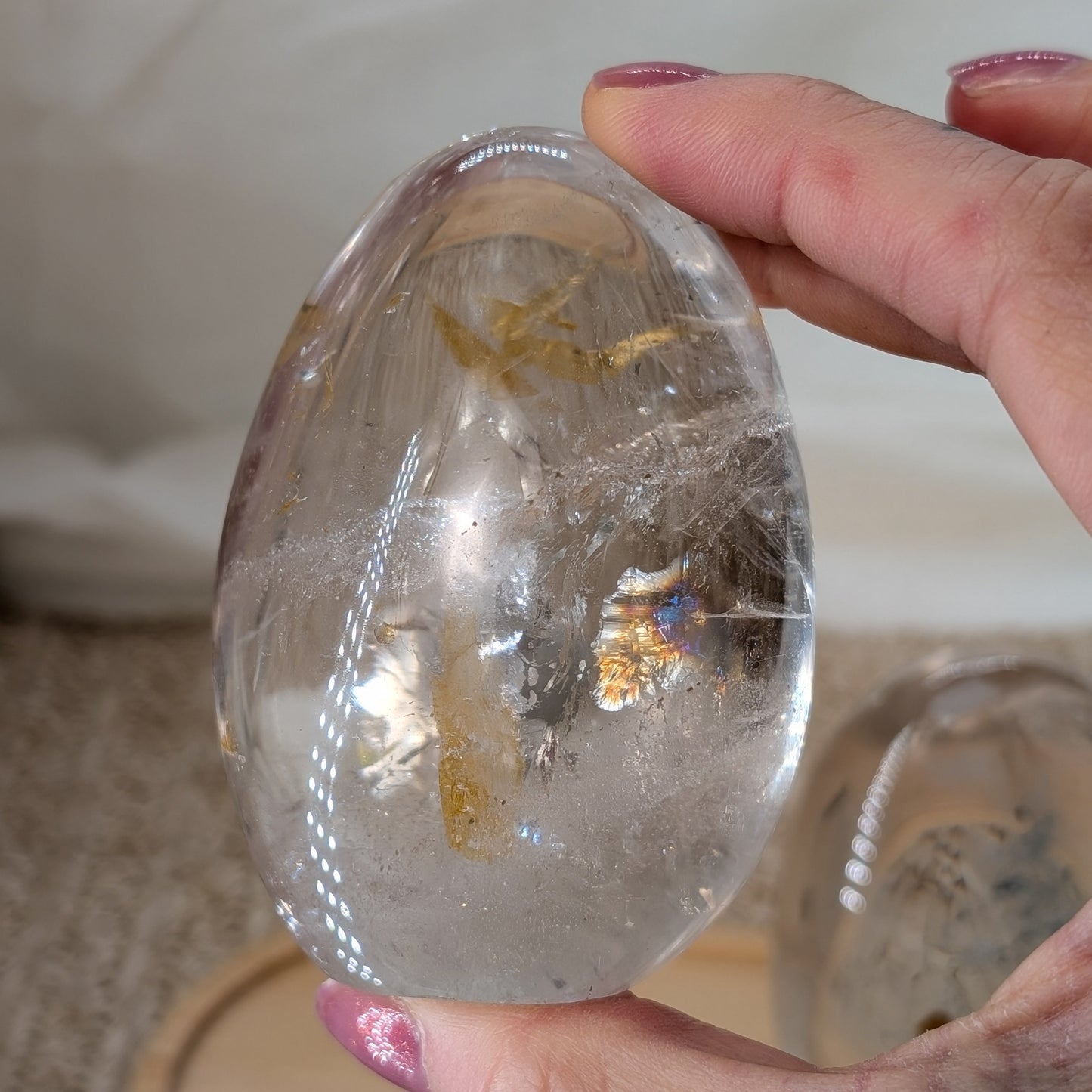 Sehr klare Bergkristall Freiform [C+D]