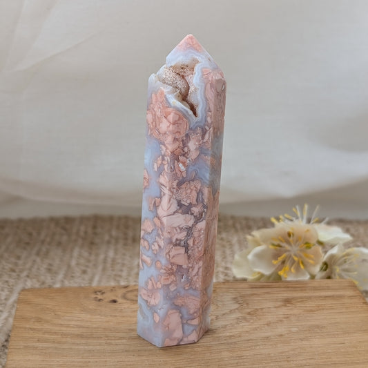 Cotton Candy Achat Turm [AG]
