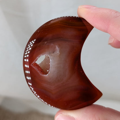 Druzy Karneol Mond [DA+DB]