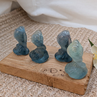 Grüne Fluorit Schlange [A-D]