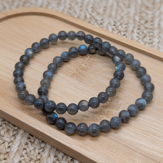 Flashy Labradorit Armband 6 mm