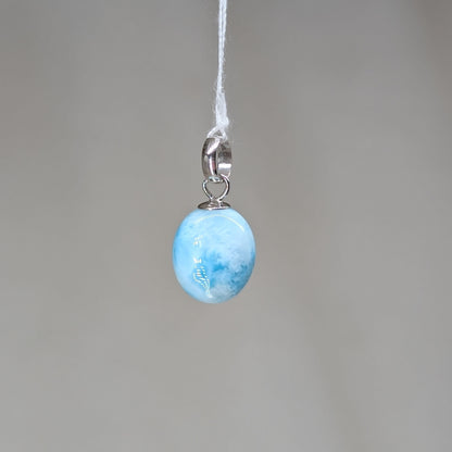Larimar Kettenanhänger, 925er Silber [K]