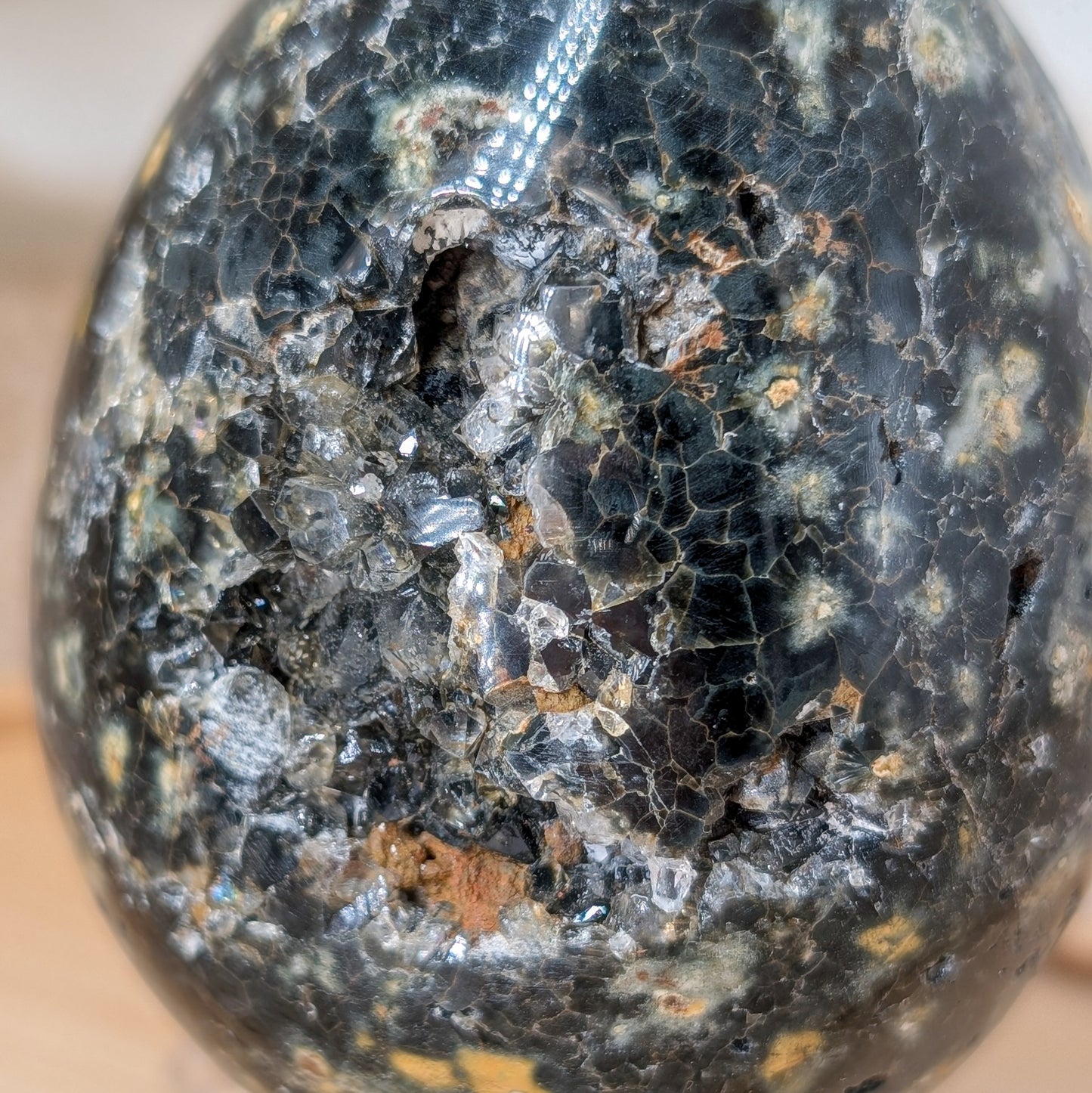 Druzy Ozeanachat Ei [QJ]