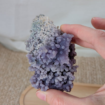 Traubenachat Rohstein [Q]