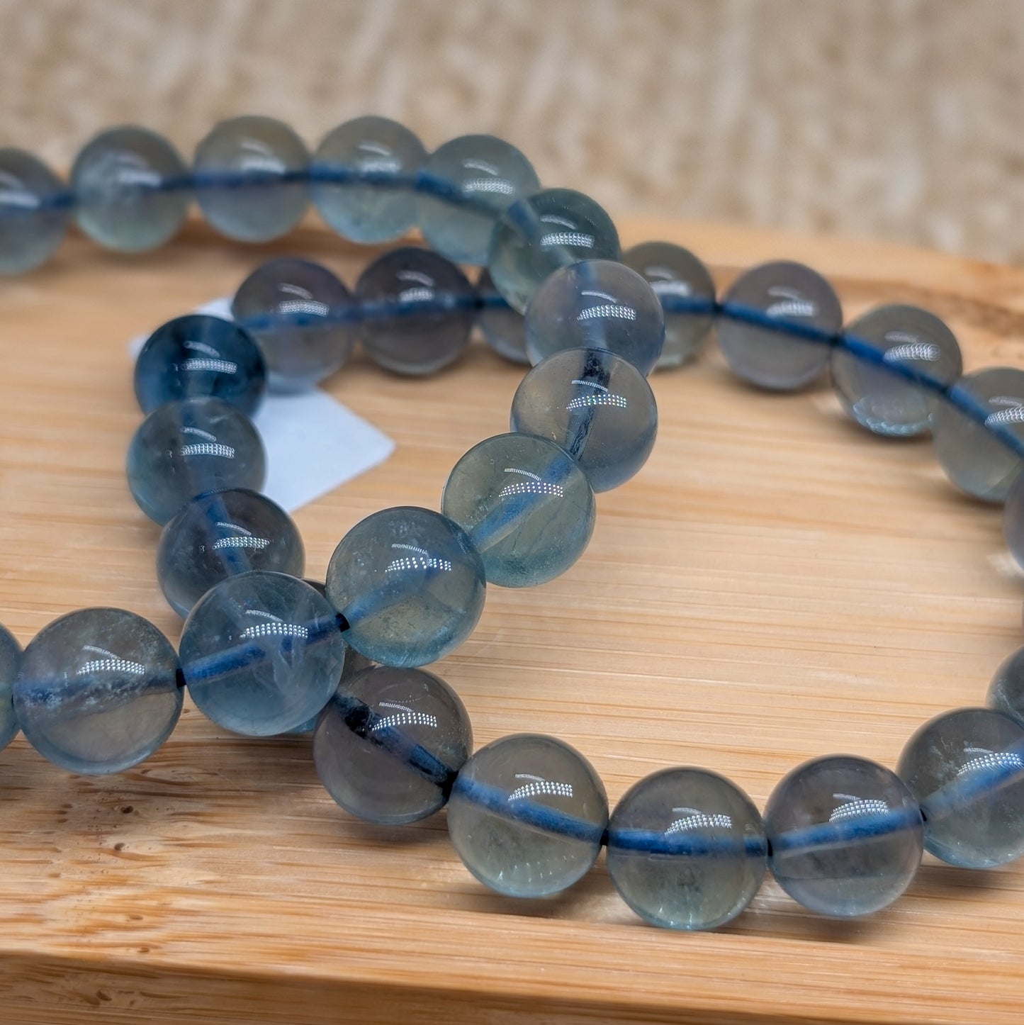 Blauer Fluorit Armband 10mm