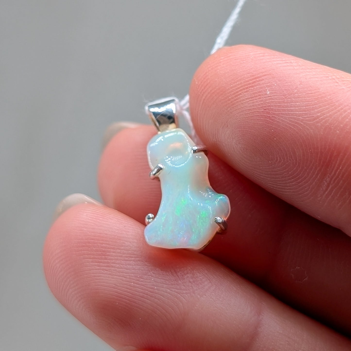 Opal Kettenanhänger, 925er Silber [A]