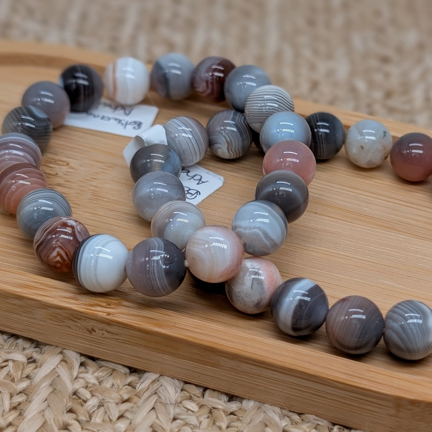 Botswana Achat Armband 10mm