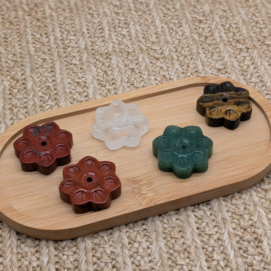 Kristall Räucherstäbchen Halter Blume