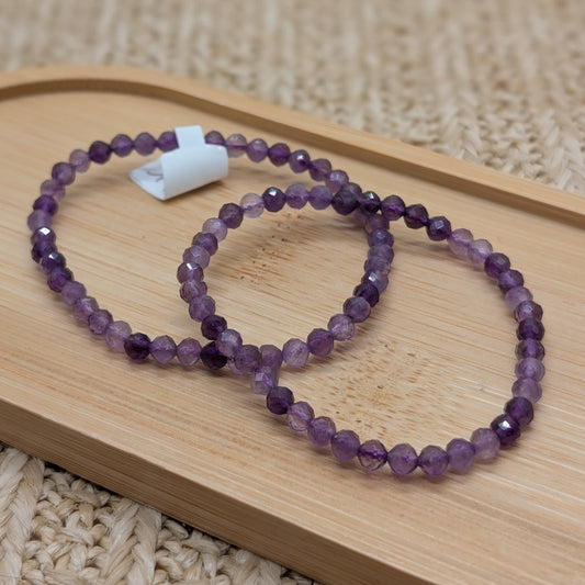 Amethyst Armband facettiert 4mm