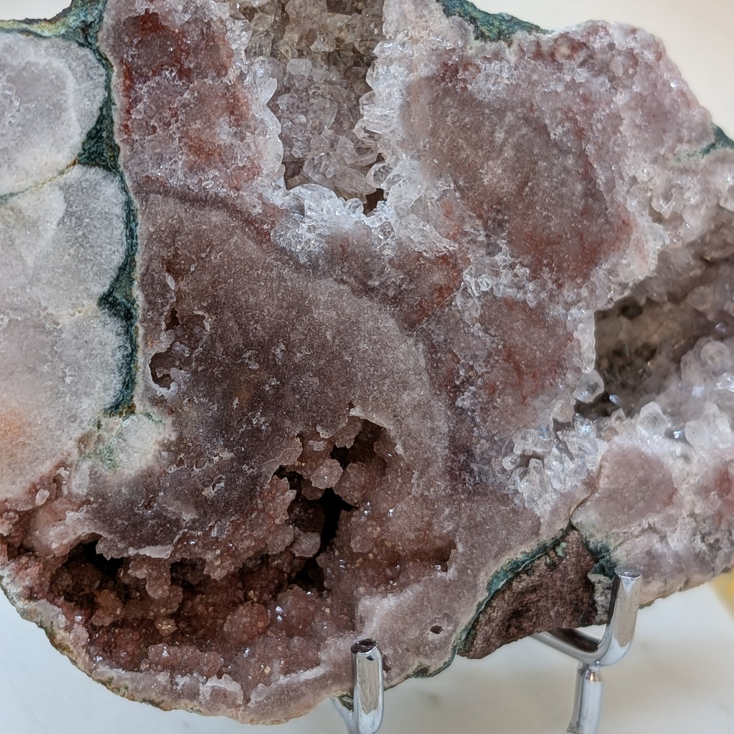 Druzy Pink Amethyst Slab / Scheibe [ST]