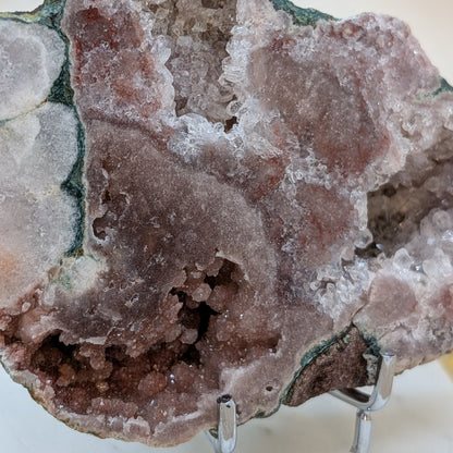 Druzy Pink Amethyst Slab / Scheibe [ST]