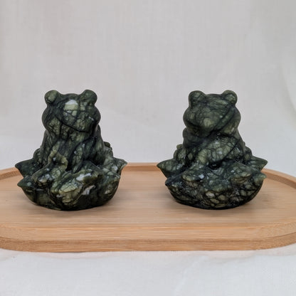 Grüne Jade Frosch 🐸 [A+B]