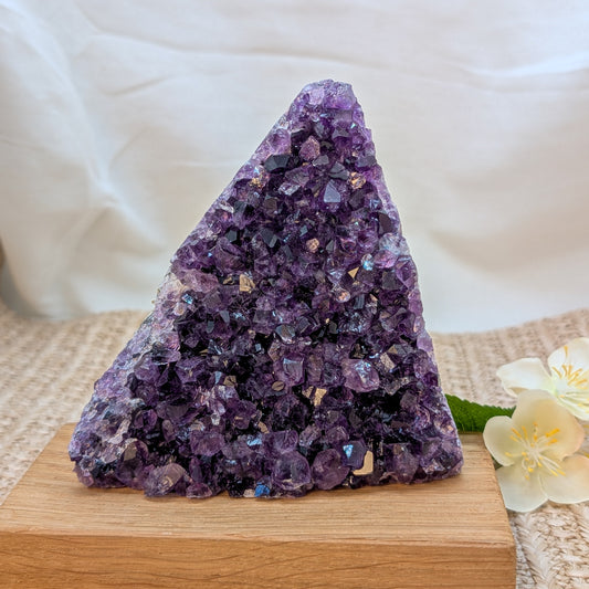 Dunkles Amethyst Cluster / Freiform [X3]