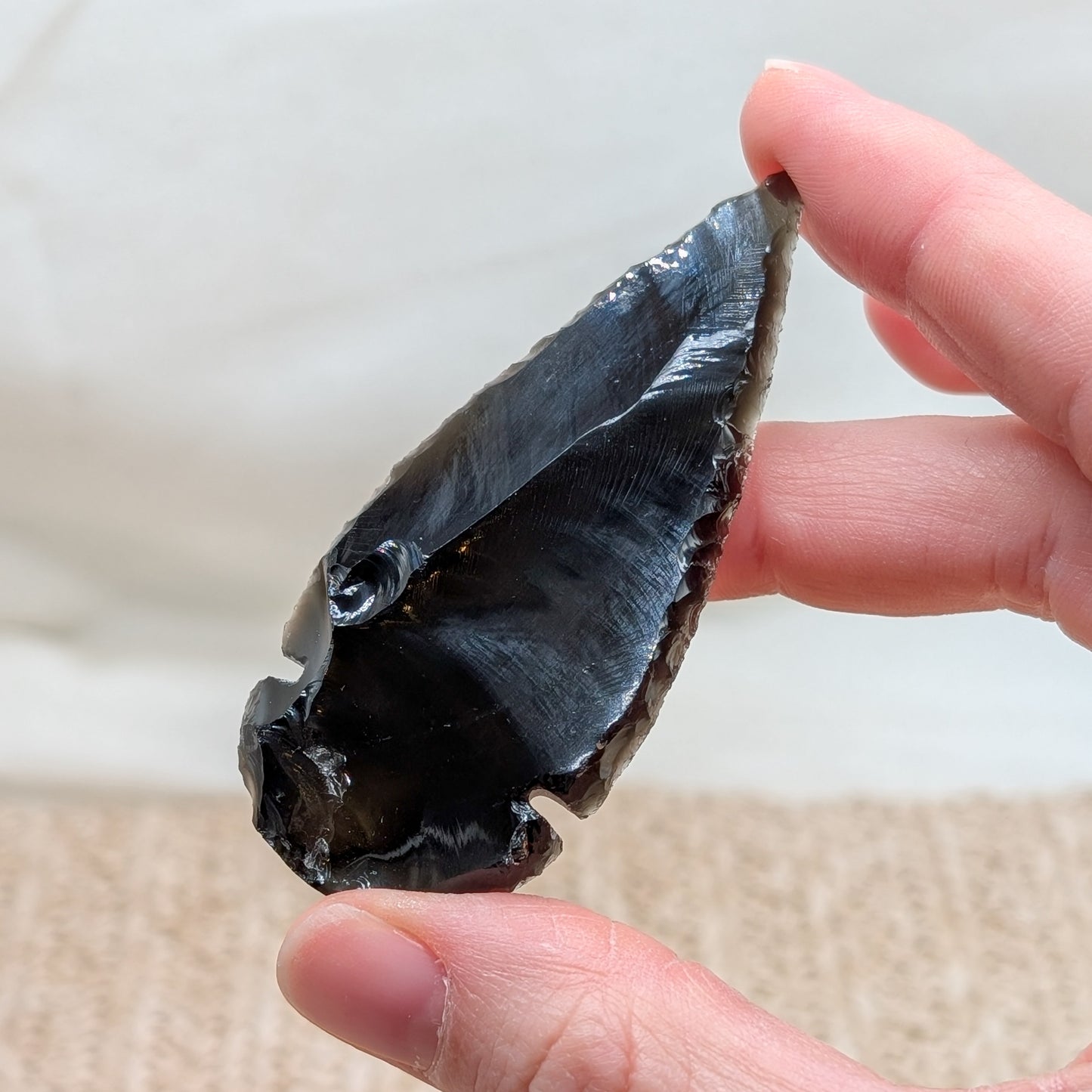 Obsidian Pfeilspitze