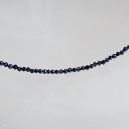 Blaufluss Halskette facettiert
