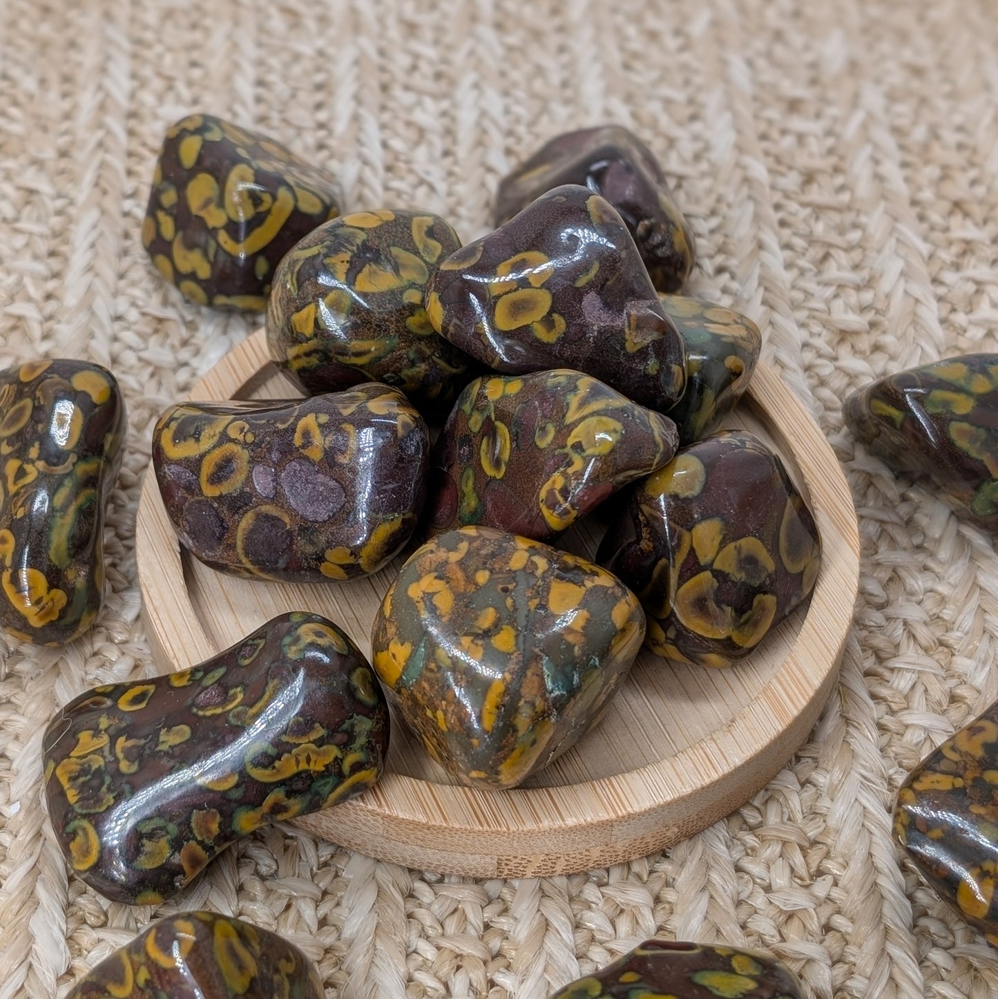 Ajooba Jaspis Trommelstein