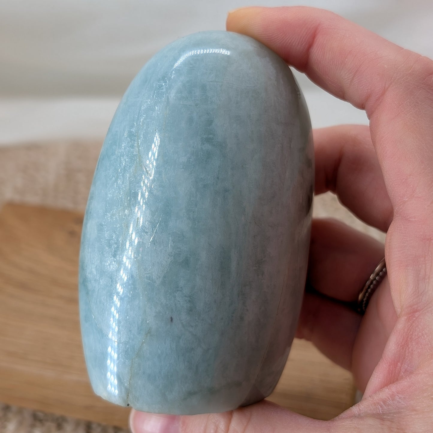 Helle Amazonit Freiform [B]