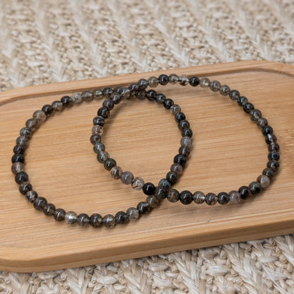 Rutilquarz Armband 4 mm