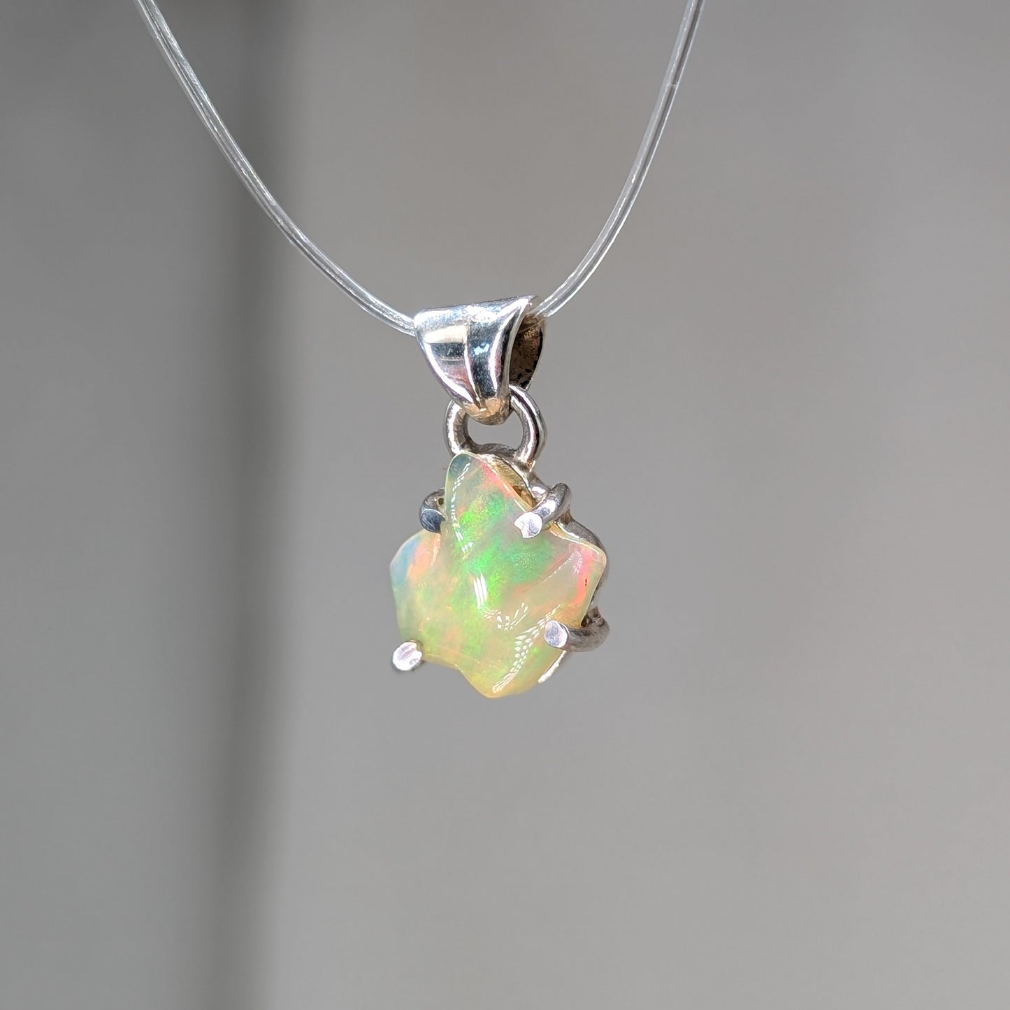 Opal Kettenanhänger, 925er Silber [T]