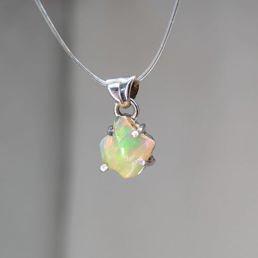 Opal Kettenanhänger, 925er Silber [T]