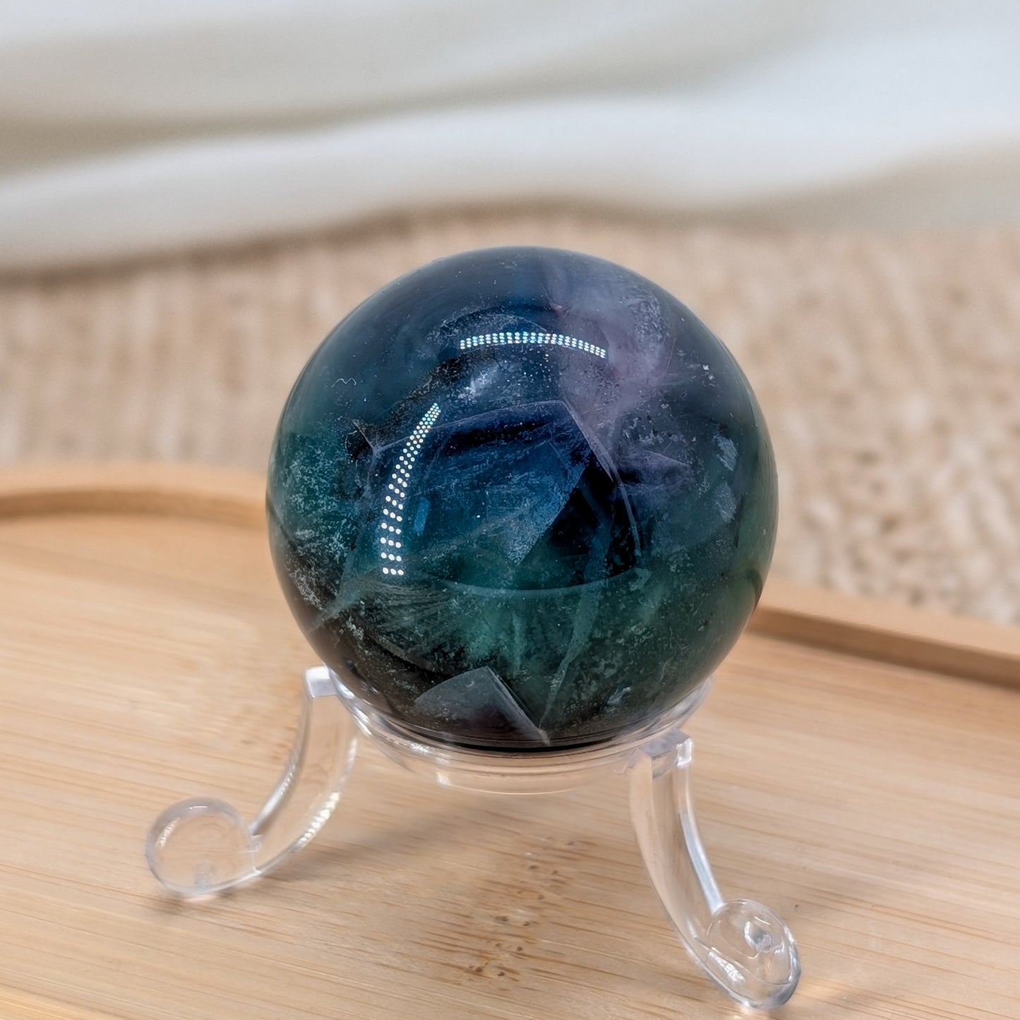 Bunte Fluorit Kugel [T]