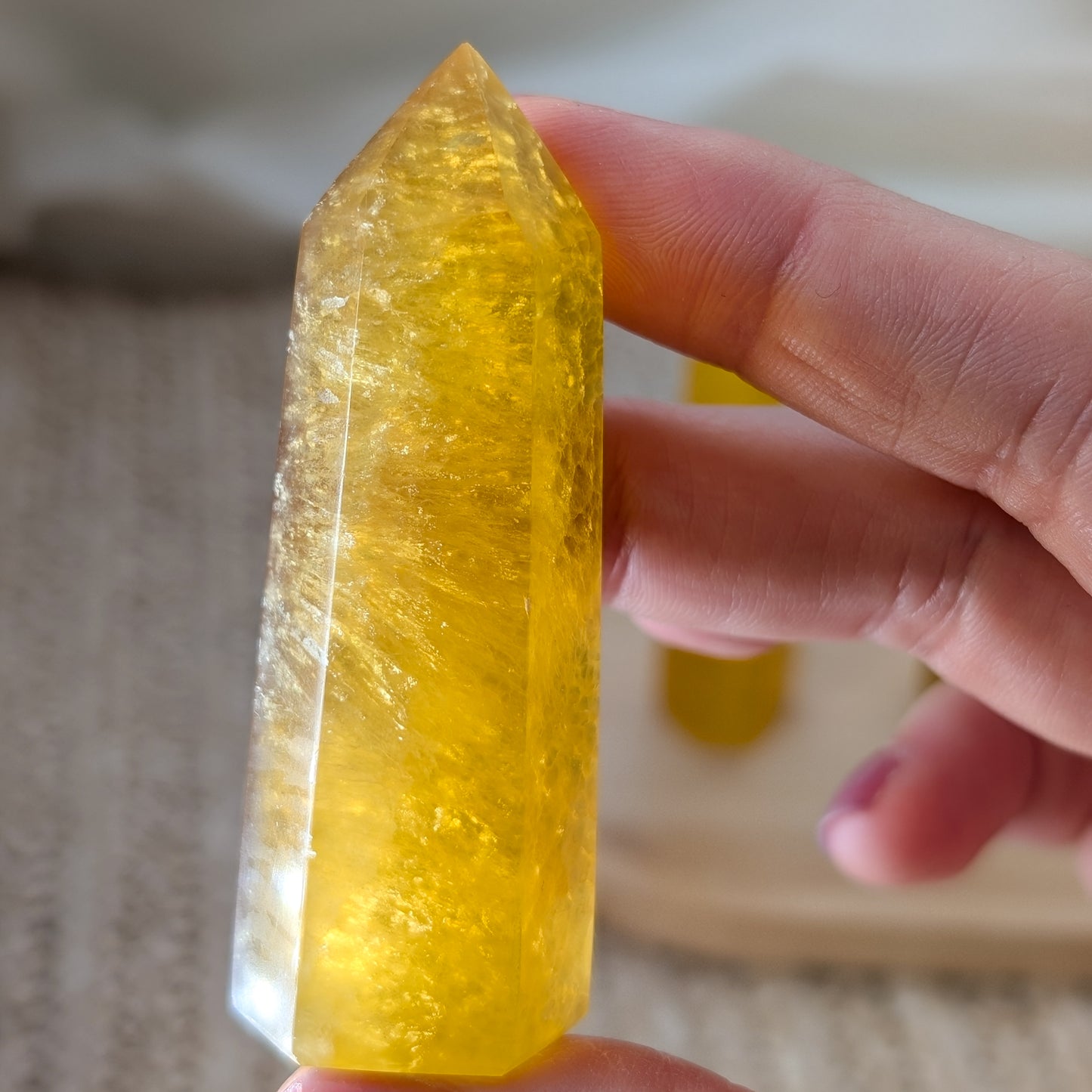 Gelber Fluorit Turm [A-C]