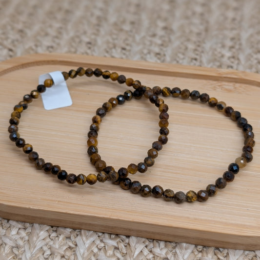 Tigerauge  Armband facettiert